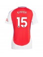 Arsenal Jakub Kiwior #15 Domácí Dres pro Dámské 2024-25 Krátký Rukáv